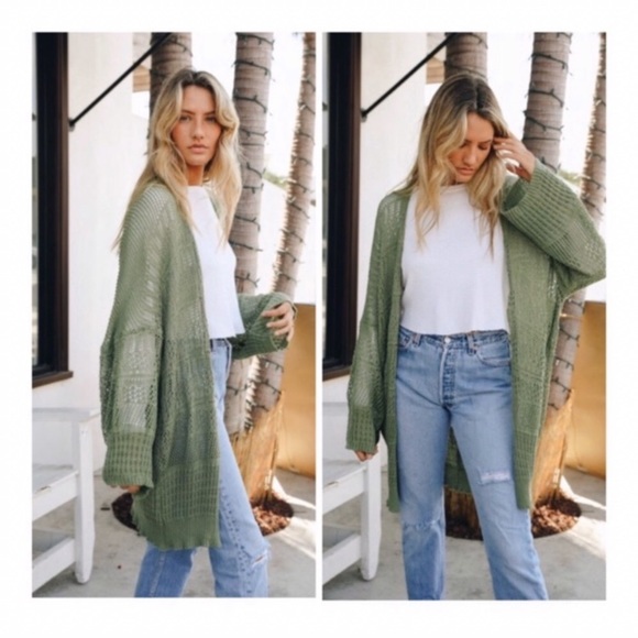 Sweaters - 💐Knit netted cardigan